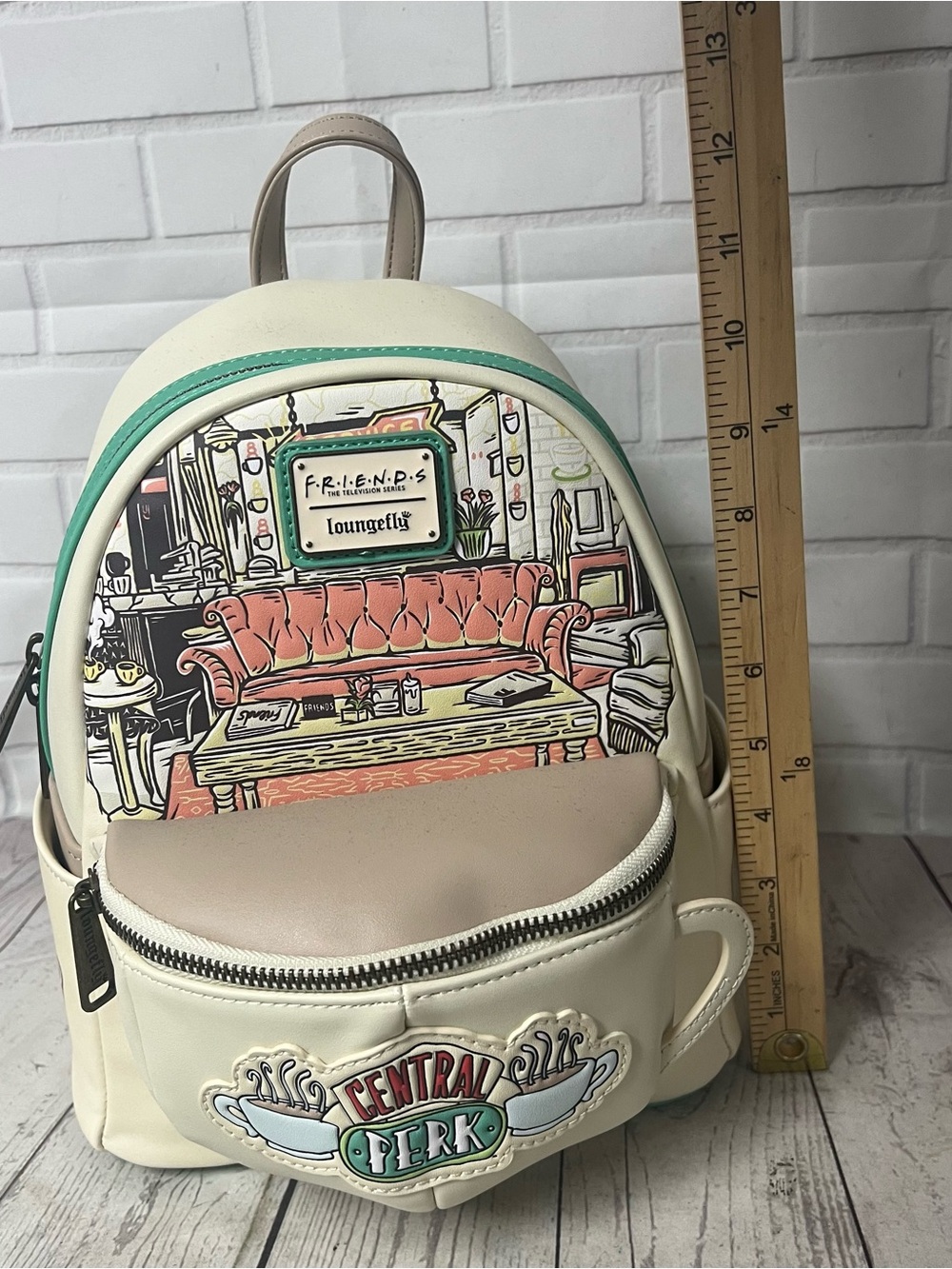 NWT Loungefly Friends Central Perk Domed Coffee Mug Scented Mini Backpack - Picture 7 of 12